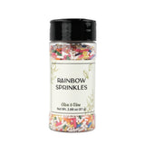 Olive & Vine Rainbow Sprinkles, Sweet & Colorful, For Baking & Desserts, Rich Tradition, Authentic Taste, For Global Recipes (2.88 Ounce)