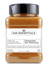 Raw Essentials Chesapeake Bay Seasoning - Salty, Herbaceous and Peppery Bite - Used on Seafood, Bread and Eggs - 10 Ounce Bottle