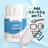 Benosen Milk Flavor Powder, Vegan Non-Dairy Dairy-Like Flavoring for Baking Coffee Milk Tea & Desserts, Food-Grade, Allergen-Free, Long Shelf Life, 3