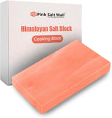 Salt Block 12x8x2 Himalayan Block. Natural Pink Salt Block for Cooking, Grilling, and Serving - Gourmet Brick Stone for BBQ, Meat, Seafood