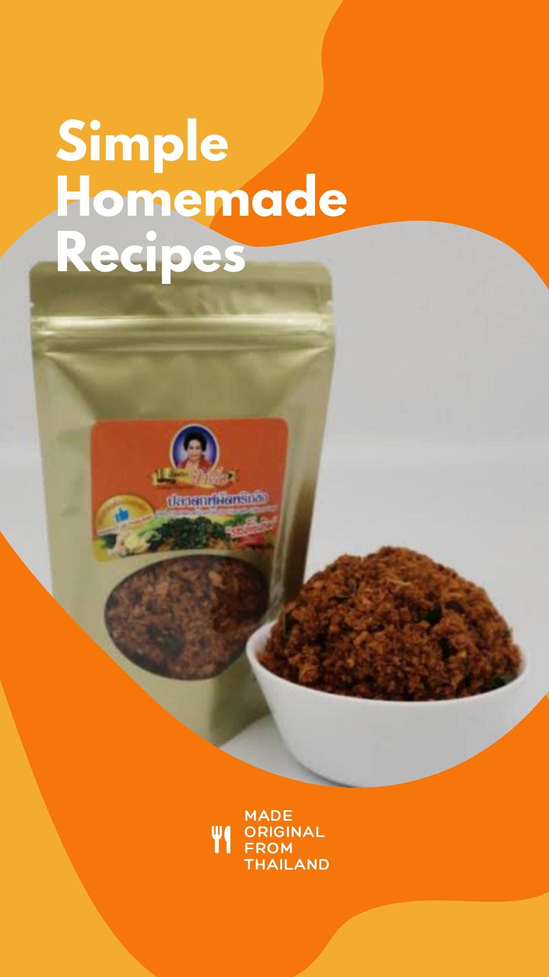Made in Thailand - Thai Food Recommend - DEEP Fried MINCED Catfish STIR Fried with Chilli and Ginger Very Crispy Texture - Pla Dook Fu Pad Prik Khing