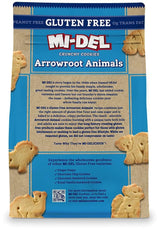 Mi-Del Gluten Free Animal Crackers - Non GMO Certified, 0g Trans Fat Gluten Free Cookies (Pack of 1)