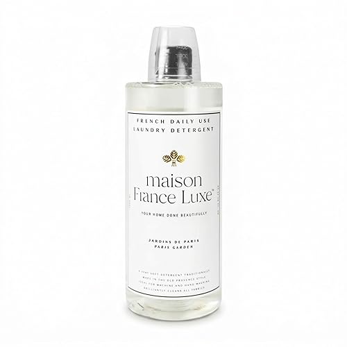 Maison France Luxe French Laundry Detergent, Plant Based Laundry Soap With Olive Oil and Coconut Oil for Machine or Hand Wash, Daily Use Formula