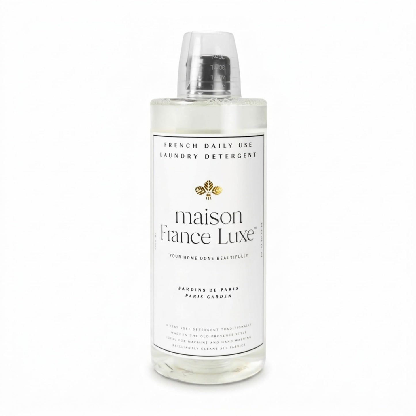 Maison France Luxe French Laundry Detergent, Plant Based Laundry Soap With Olive Oil and Coconut Oil for Machine or Hand Wash, Daily Use Formula