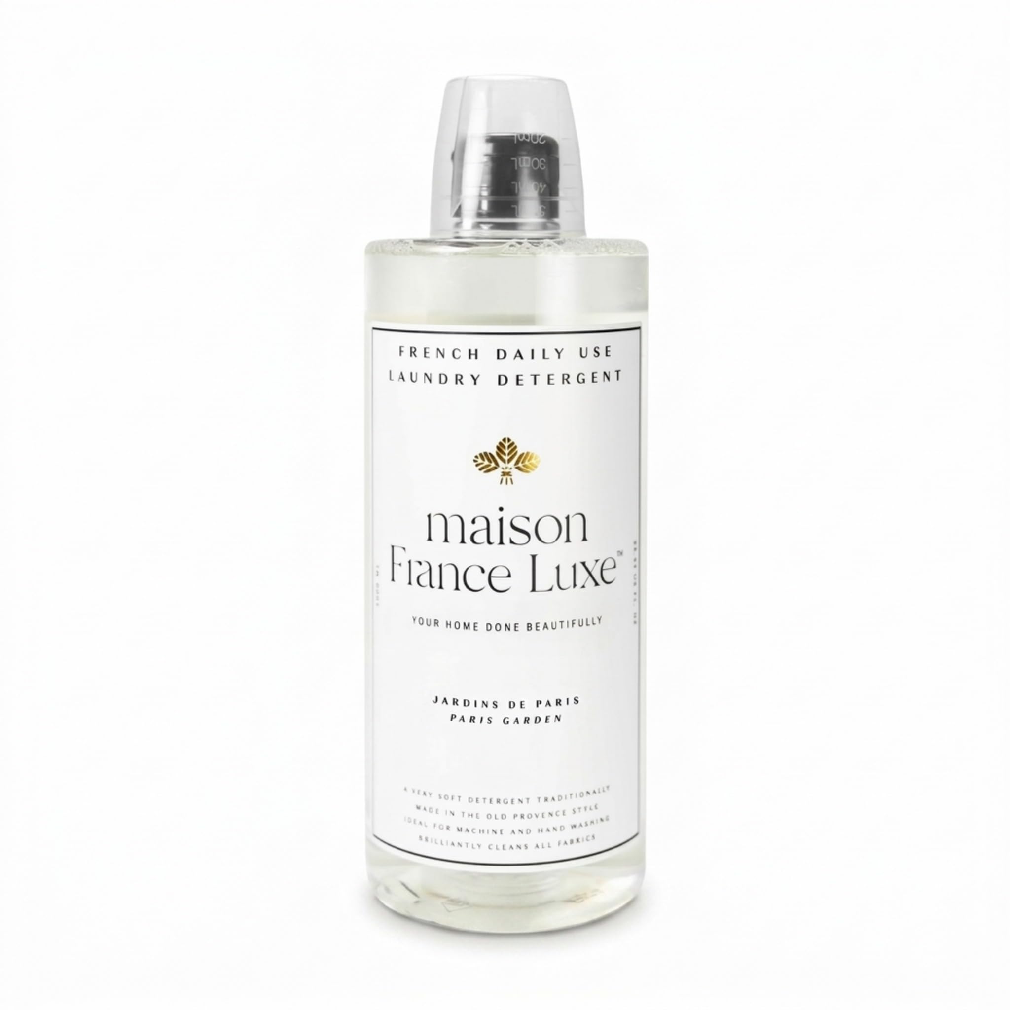 Maison France Luxe French Laundry Detergent, Plant Based Laundry Soap With Olive Oil and Coconut Oil for Machine or Hand Wash, Daily Use Formula