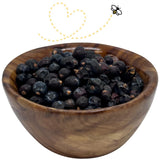 Raw Essentials Italian Juniper Berries - Piney and Resinous - Gin Flavoring, Brining, and Marinades - Non-GMO, Gluten Free, Paleo and Vegan - 6 Ounce