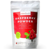 powbab Raspberry Powder from 100% USA Grown Organic Raspberries. No Added Sugar, Not Freeze Dried, No Juice Concentrate, No Maltodextrin. Dehydrated