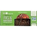 Kii Naturals Fig & Black Sesame Artisan Crisps 5 oz each (3 Items Per Order)
