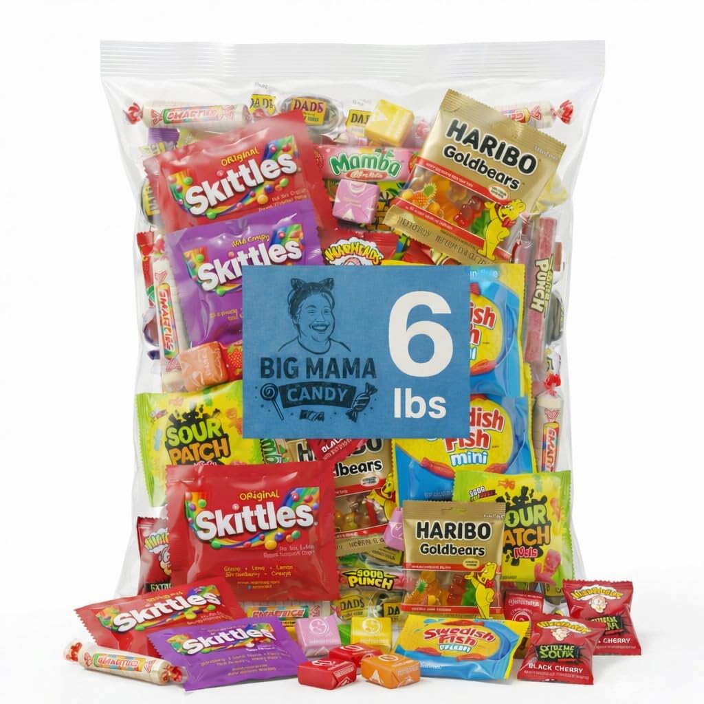 Big Mama Candy Goodie Bag Mix 4 lb Bulk Assorted Wrapped Variety