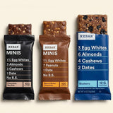 RXBAR Protein Bar Variety Pack, Regular & Mini Bars, 21 Count - Chocolate Sea Salt, Peanut Butter Chocolate, Blueberry & Strawberry - Whole Food