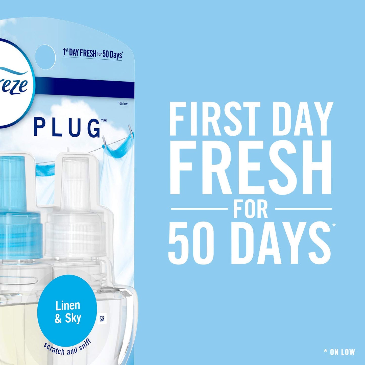 Febreze Plug In Air Freshener, Odor-Fighting Scented Oil Refill, Apple Mango Sunshine Scent, 2 Refill