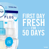 Febreze Plug In Air Freshener, Odor-Fighting Scented Oil Refill, Apple Mango Sunshine Scent, 2 Refill