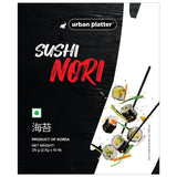 Urban Platter Sushi Nori Sheets (Roasted Seaweed Laver), 10 Sheets / 30 Grams