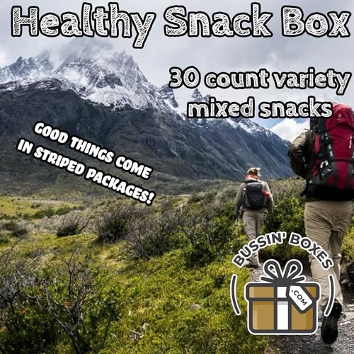 Healthy Snack Care Package - 30 Count Gift Box with Crunchy, Low Calorie, and Wholesome Snacks - Great for Office, College, and Students - Assembled