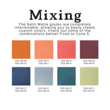 AMACO Satin Matte Glaze, 16 oz. (473 mL), SM-21 Dark Blue