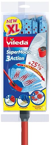 Vileda VIL128526 Supermocio 3 Action Head & Handle [Kitchen & Home]