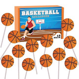 Basketball Candy Lollipops - 18 Count Individually Wrapped Suckers - Great for Basketball Party Favors - Sports Snacks - Basketball Goodie Bags - Team