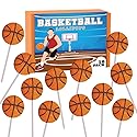 Basketball Candy Lollipops - 18 Count Individually Wrapped Suckers - Great for Basketball Party Favors - Sports Snacks - Basketball Goodie Bags - Team