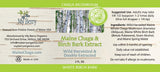 My Berry Maine Chaga Mushroom & Birch Bark Extract Liquid | 2oz | Wild Harvested & Double Extracted | USA & Canadian Grown Chaga