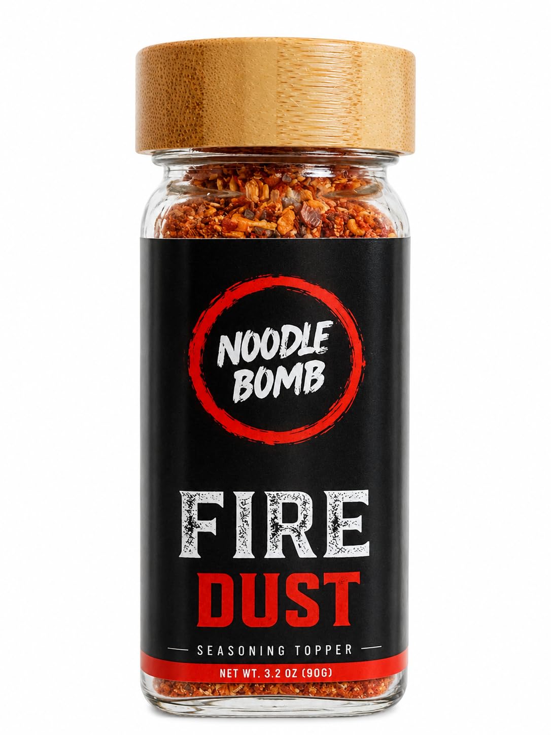 NoodleBomb Fire Dust Chili Sesame Seasoning Blend - Smoky Savory Heat - 3.2 oz Shaker