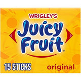 Wrigley's, Juicy Fruit Gum, 15-ct
