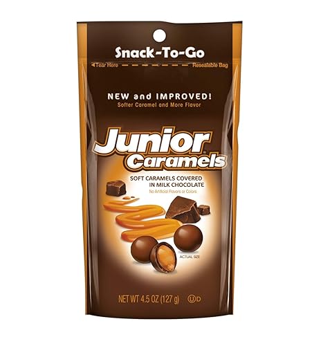 Milk Chocolate Junior Caramels (4.5 oz. Bag) by TootsieRoll