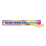Mentos Chewy Mint Candy Roll, Fruit, 14 Pieces Per Roll (Pack of 1)