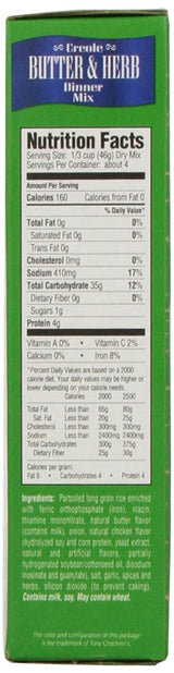 Tony Chacheres Creole Butter & Herb Mix (12x7 OZ)