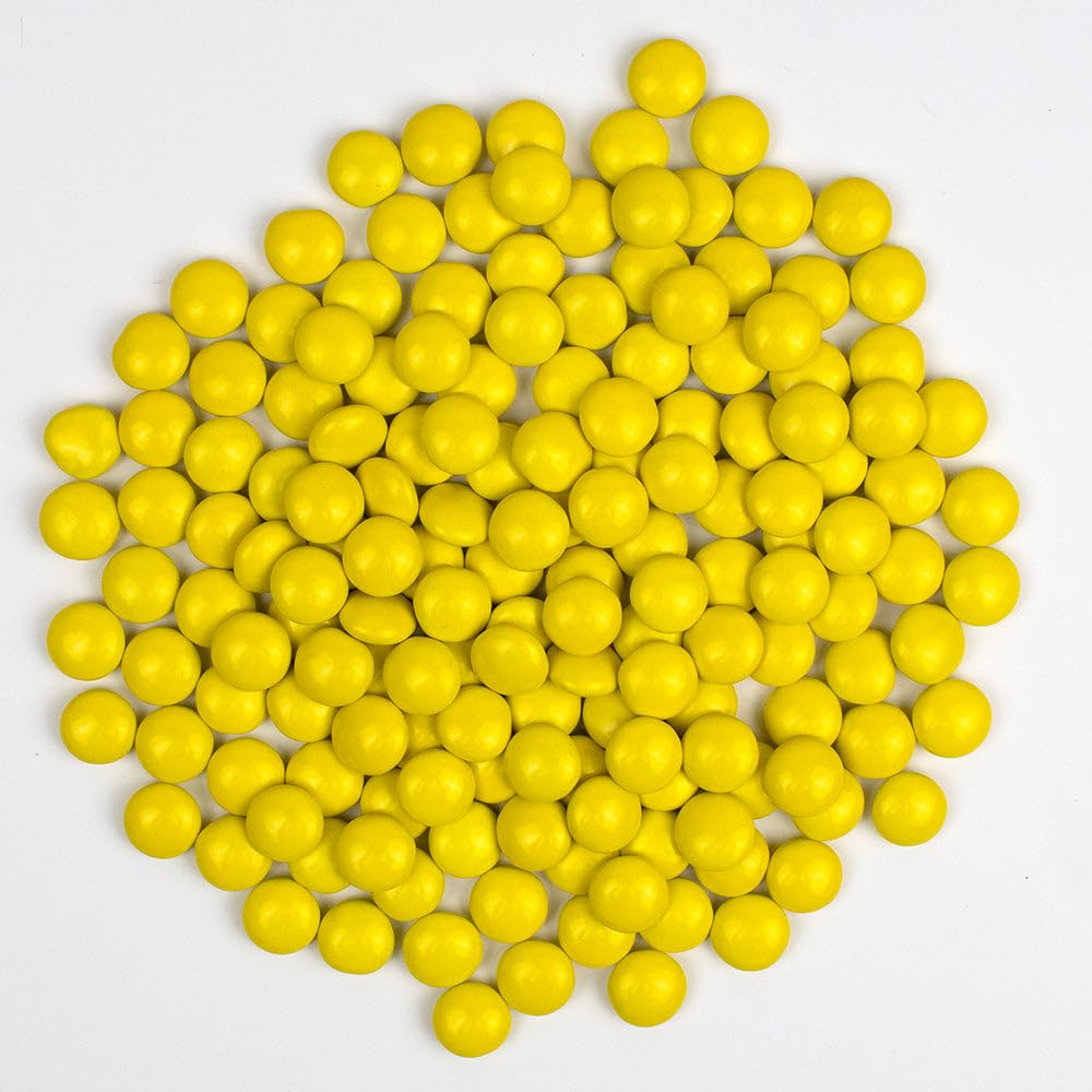 1,060ct Yellow Bulk Just Candy Chocolate Coated Candy Gem Treats (2.5lb)