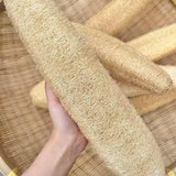 VEROMOVE Extra Long Natural Loofah Sponge, Dried Luffa Shower Sponge, Cut-to-Size Plant Fiber Body Scrubber for Exfoliating