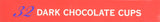 Lang’s Chocolates Dark Chocolate Liquor Cups - 32 Count Box | Edible Belgian-Style Dessert Cups for Wine, Cordials, Liqueur, Mousse & More | Gluten