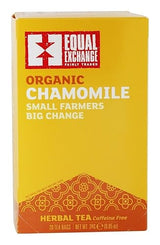 Equal Exchange Organic Chamomile Tea 20 Bags Box