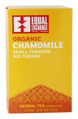 Equal Exchange Organic Chamomile Tea 20 Bags Box