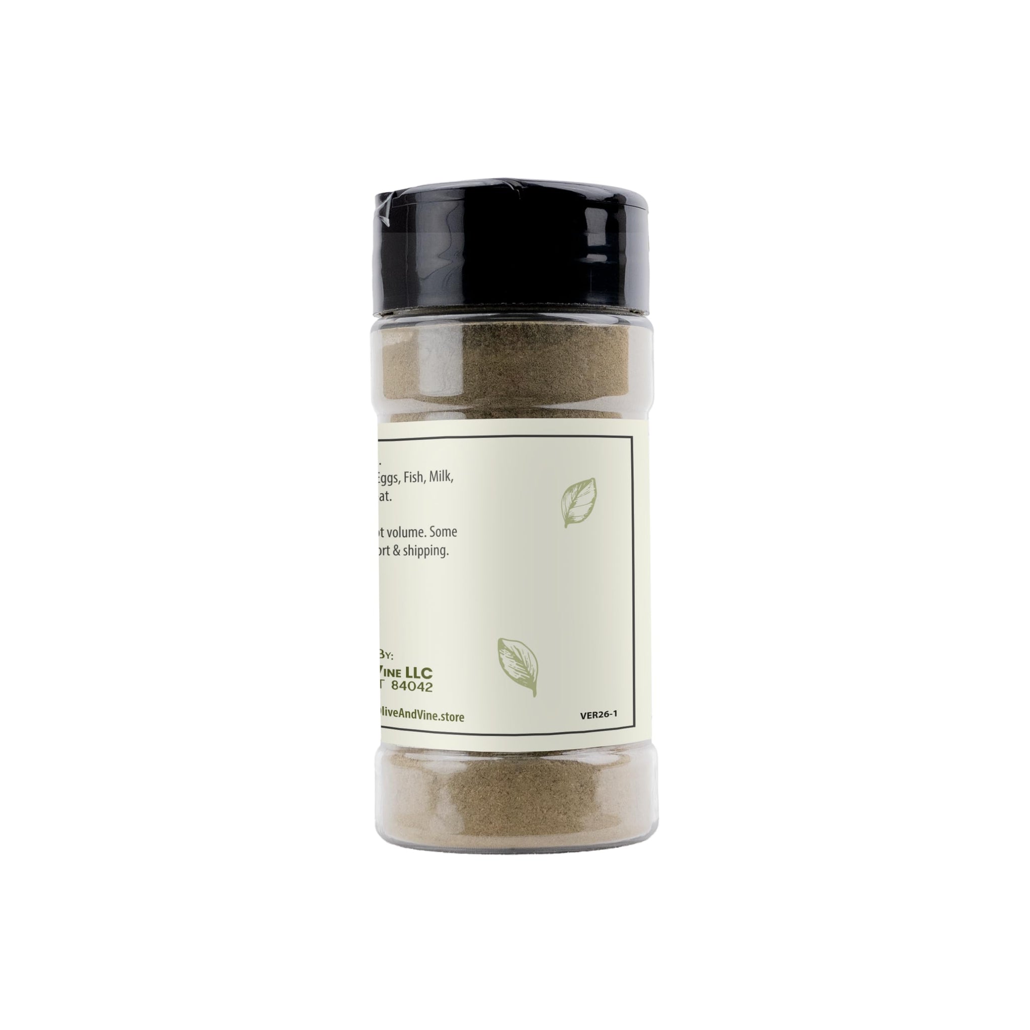 Olive & Vine Ground Marjoram, Earthy & Sweet, Seasoning for Soups, Stews, and Roasts, With Rich Tradition, Authentic Taste, For Global Recipes (1.52