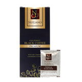 Nugano Black Coffee Bulk - 100% Certified Ganoderma Lucidium Extract Bold and Flavorful Healthy Gourmet Instant Coffee 30's per box (1, 12 Boxes)