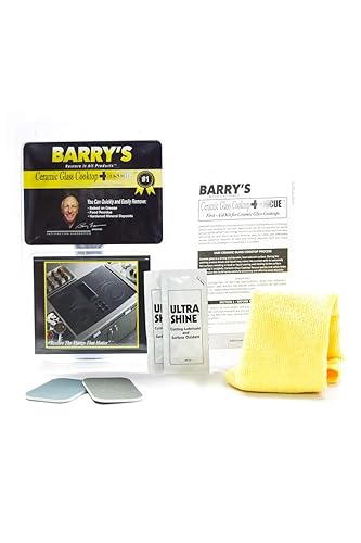 Barry's Restore It All Products - Ceramic Glass Cooktop Rescue Kit | Easily and Safely remove: Baked-on Deposits, mineral deposits and MORE!