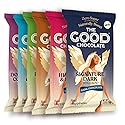 The Good Chocolate - Keto Chocolate Variety Pack, Zero Sugar, Lower Net Carb Snack, Lower Calorie Chocolate Candy Variety Pack, 6 Flavors, 6 Bar Value