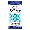 Color It Candy Shimmer Powder Blue 1 inch Gumballs 8 Ounce Peg Bag - Perfect For Table Centerpieces, Weddings, Birthdays, Candy Buffets, & Party