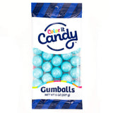 Color It Candy Shimmer Powder Blue 1 inch Gumballs 8 Ounce Peg Bag - Perfect For Table Centerpieces, Weddings, Birthdays, Candy Buffets, & Party