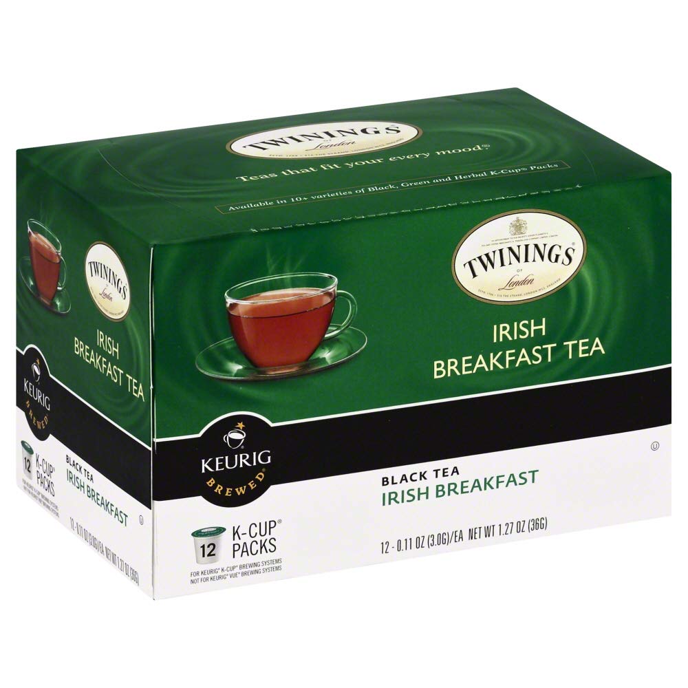 Twinings Irish Breakfast Tea Keurig K-Cups, 12 Count