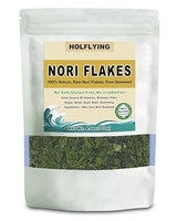 Premium Natural Dried Nori Flakes - 100% Pure Raw Seaweed, Unsalted, Rich in Iodine & Minerals, 4.0 oz (113g) for Soup, Salad & Sushi Topping