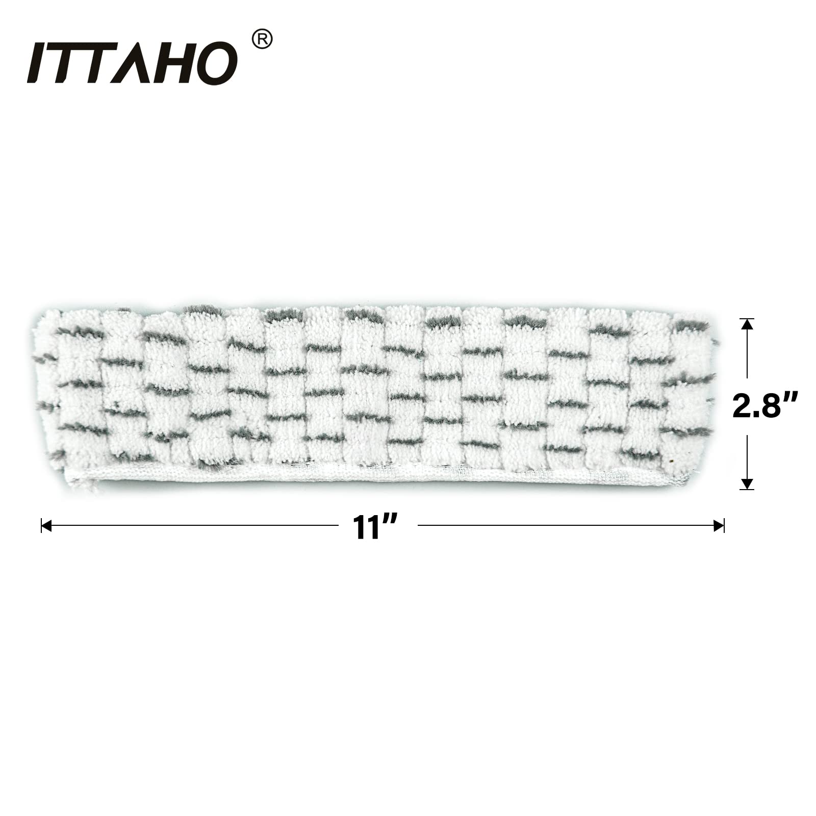 ITTAHO 3 PCS Window Scrubber Refill Sleeve, Reusable & Washable Scrubber Replacement Head for Window Professional Microfiber Cover Window Washer
