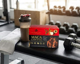 12 in 1 Instant Maca Coffee Blend | Arabica Coffee with Maca, Herbs & Mushrooms | Non-GMO, Vegan | 15 Sachets