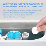 KIISIISO Toilet Bowl Cleaners Tablets(12 Pack), Household Lime Rust Removers, Automatic Toilet Tank Cleaner, with Sustained Release Technology