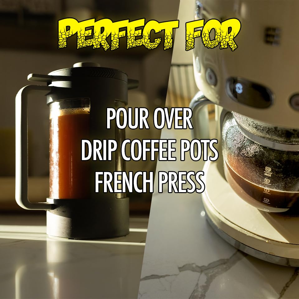 Cardiac Attack Coffee Co. - Light Roast Coffee, High Caffeine Arabica Coffee Beans, Smooth Flavor, Fresh Roasted Gourmet Coffee, Single Origin, Honey
