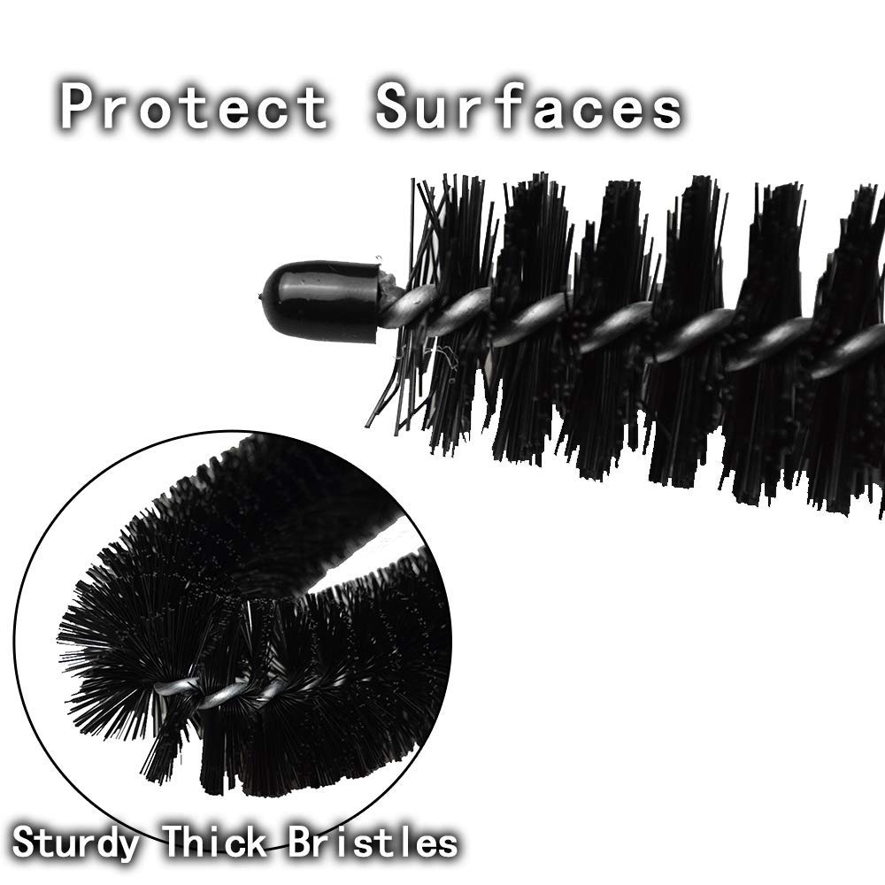 Dryer Cleaner Vent Brush - 30 Inch Long Flexible Dryer Vent Cleaner & Refrigerator Condenser Coil Brush Auger Clothes Lint Trap Remover