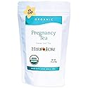 Herb Lore Organic Pregnancy Tea - 65 Servings Loose Leaf - Raspberry Leaf Tea for Pregnant Women - First Trimester Support & Third Trimster Labor Prep