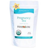 Herb Lore Organic Pregnancy Tea - 65 Servings Loose Leaf - Raspberry Leaf Tea for Pregnant Women - First Trimester Support & Third Trimster Labor Prep