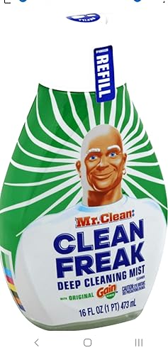 Mr. Clean Freak Deep Cleaning Mist Refill, Original Gain, 16 fl oz (Pack of 2)
