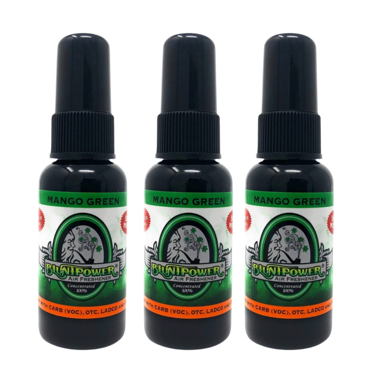 BluntPower 1.5oz High Concentrated Air Freshener (Mango Green)